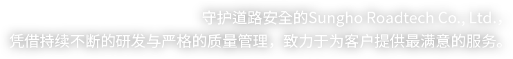 守护道路安全的Sungho Roadtech Co., Ltd.，凭借持续不断的研发与严格的质量管理，致力于为客户提供最满意的服务。
